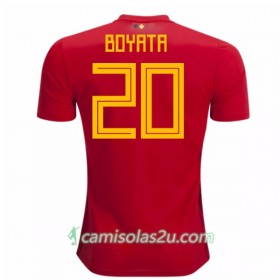 Camisolas de Futebol Bélgica Boyata 20 Equipamento Principal Copa do Mundo 2018 Manga Curta